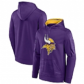 Men's Minnesota Vikings Purple On The Ball Pullover Hoodie,baseball caps,new era cap wholesale,wholesale hats